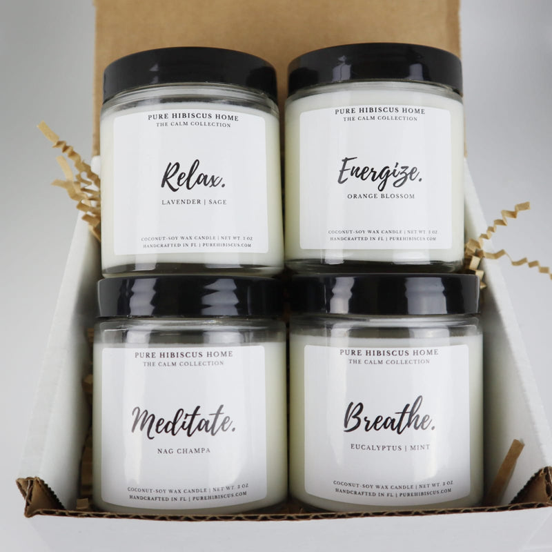 Calm Collection Candles Sample Bundle/Mini Gift Set